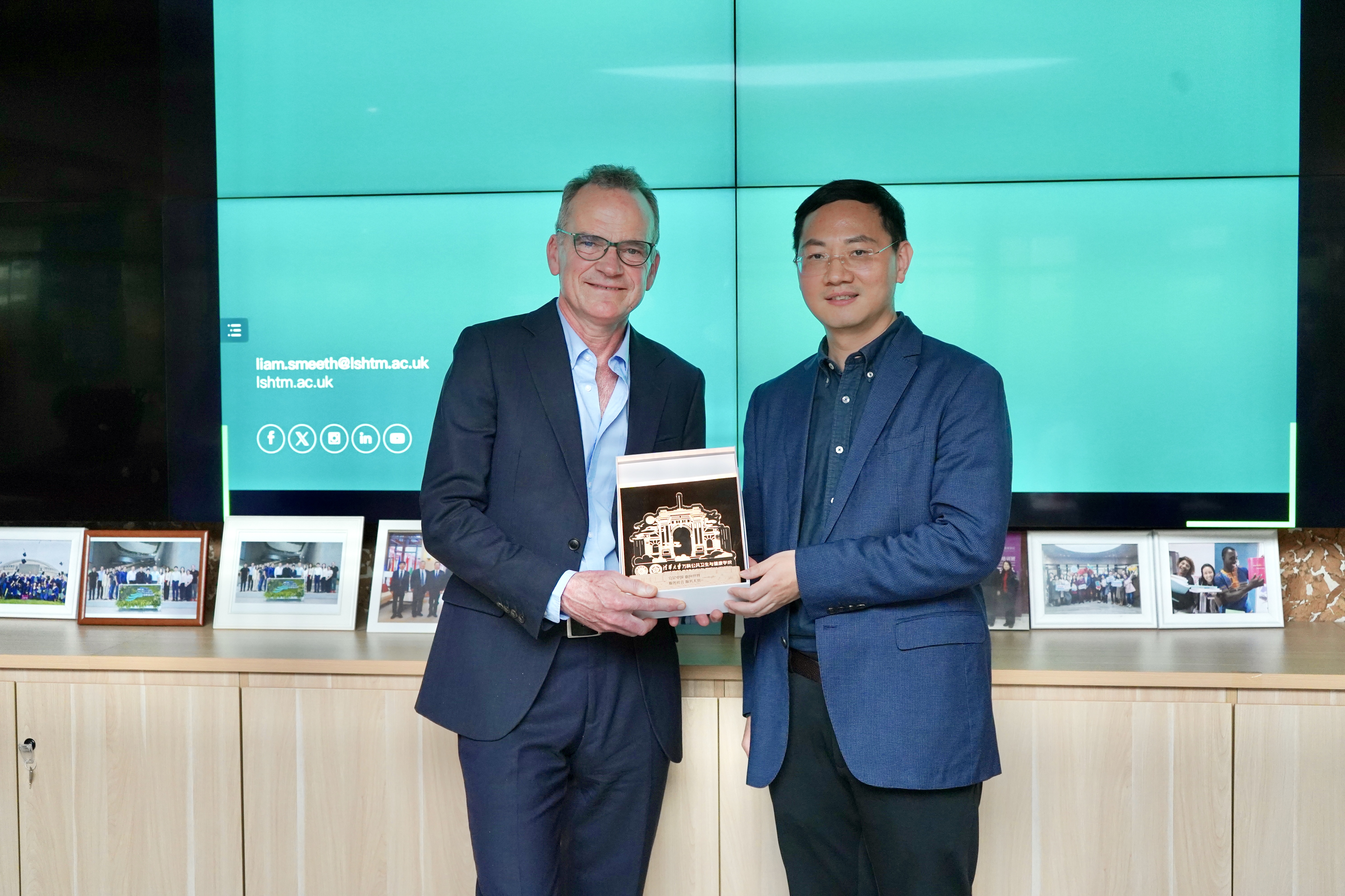 伦敦卫生与热带病医公司院董事长 Liam Smeeth 教授来访​yl23411永利
